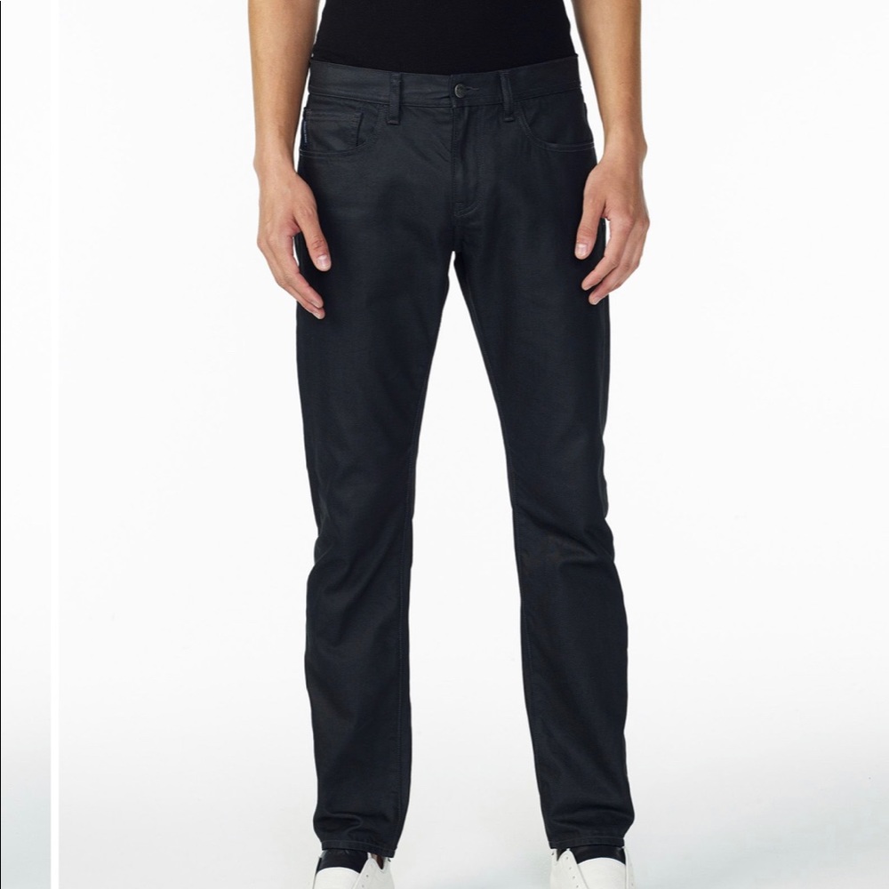 A/X Armani Exchange Coated Denim Slim-Fit Jean